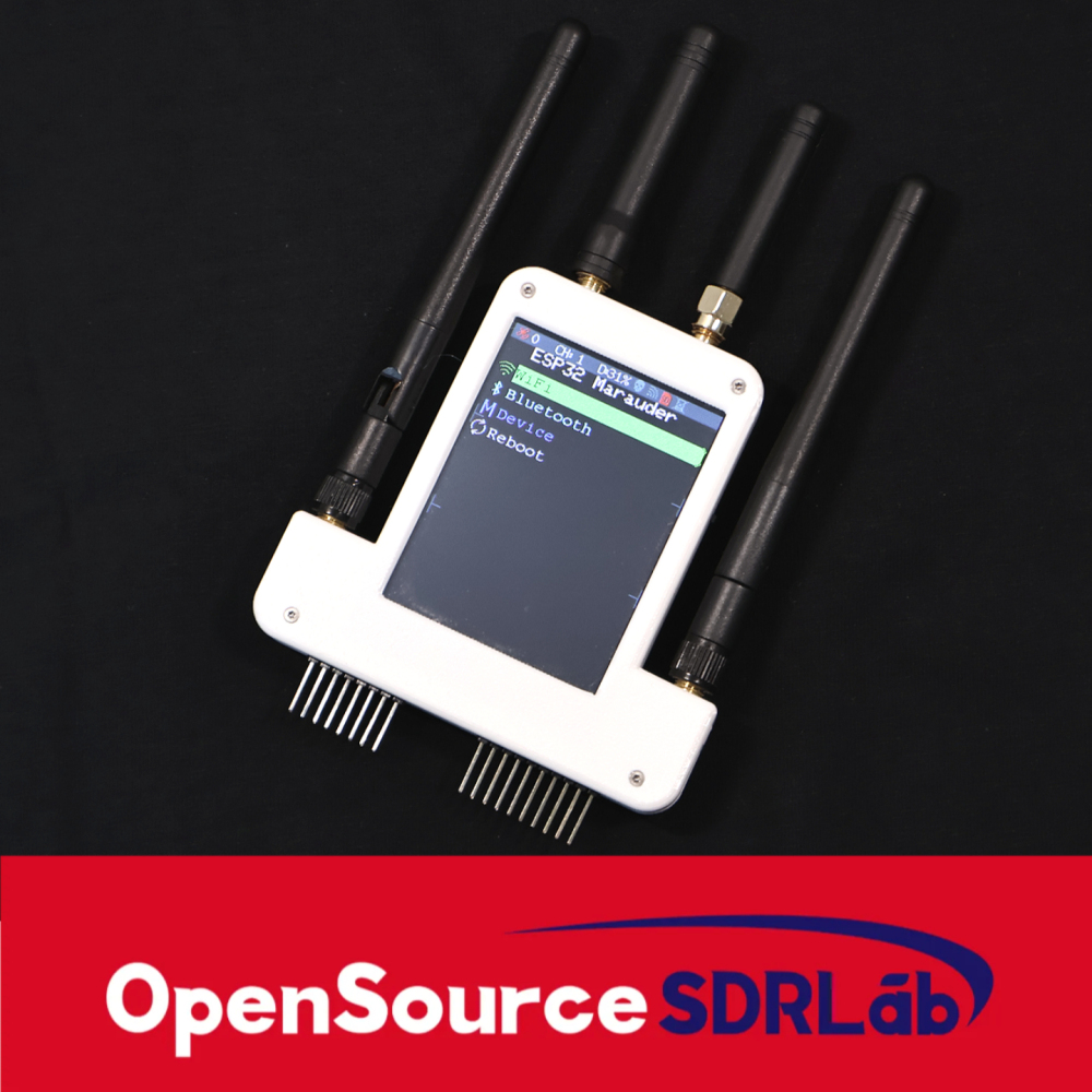 OpenSourceSDRLab Multi in one module FlipperZero module with screen WiFi+433M+GPS Esp32 module Flipper Zero