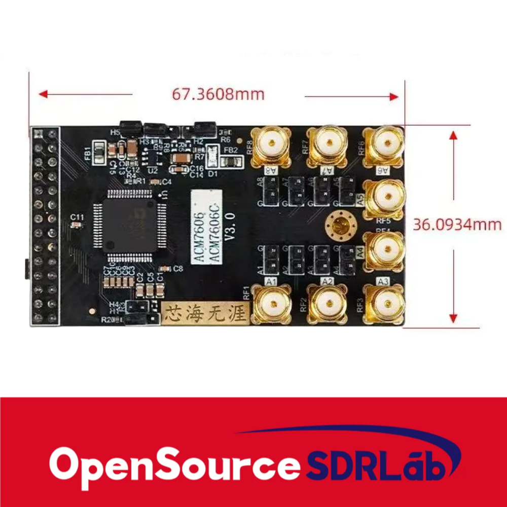 OpenSourceSDRLab FPGA AD7606C 8-channel 16 bit high-precision 1M synchronous sampling ADC module