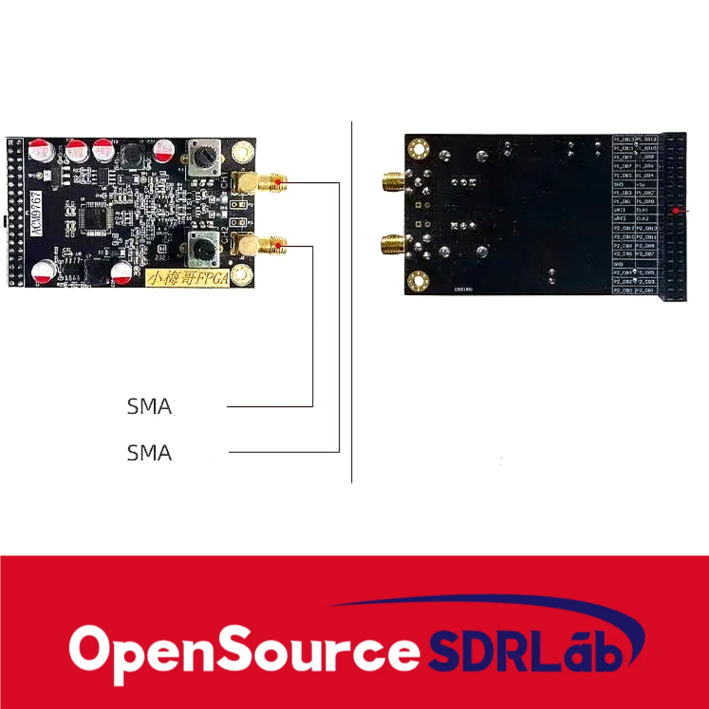 OpenSourceSDRLab FPGA AD9767 high-speed dual channel DAC Module Equipped with FPGA Development Board Compatible with DE2