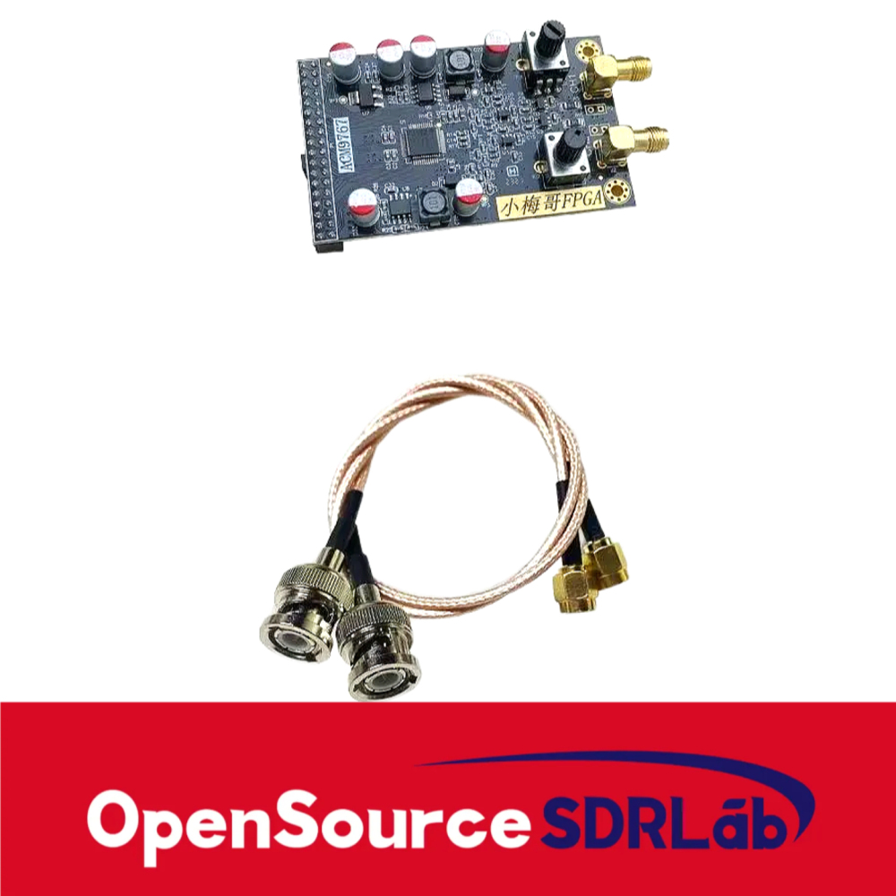 OpenSourceSDRLab FPGA AD9767 high-speed dual channel DAC Module Equipped with FPGA Development Board Compatible with DE2