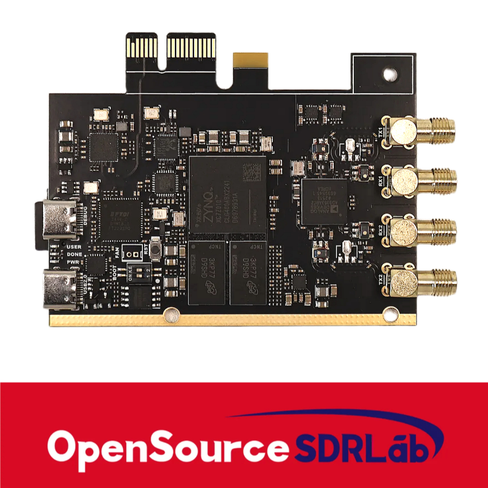 OpenSourceSDRLab PCIE Version PlutoSDR AD9363 XC7Z010 70MHz-6GHz 0.5ppm TCXO