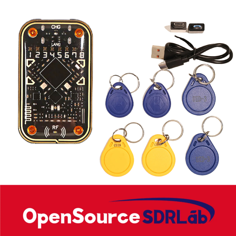 OpenSourceSDRLab Ultra V2.0 Reset Enhanced Bluetooth Access Card Read Write Simulation Integrated Device