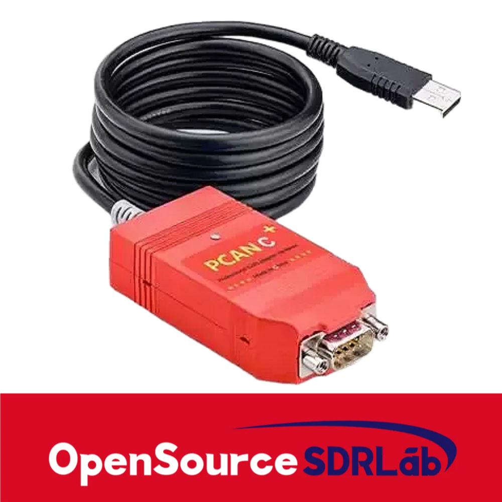 OpenSourceSDRLab PCAN-USB compatible with German original PEAK model IPEH-002022/002021