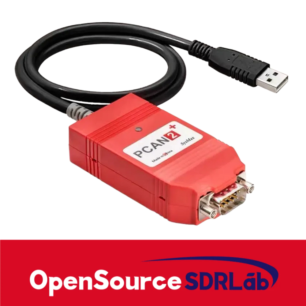 OpenSourceSDRLab PCAN-USB compatible with German original PEAK model IPEH-002022/002021