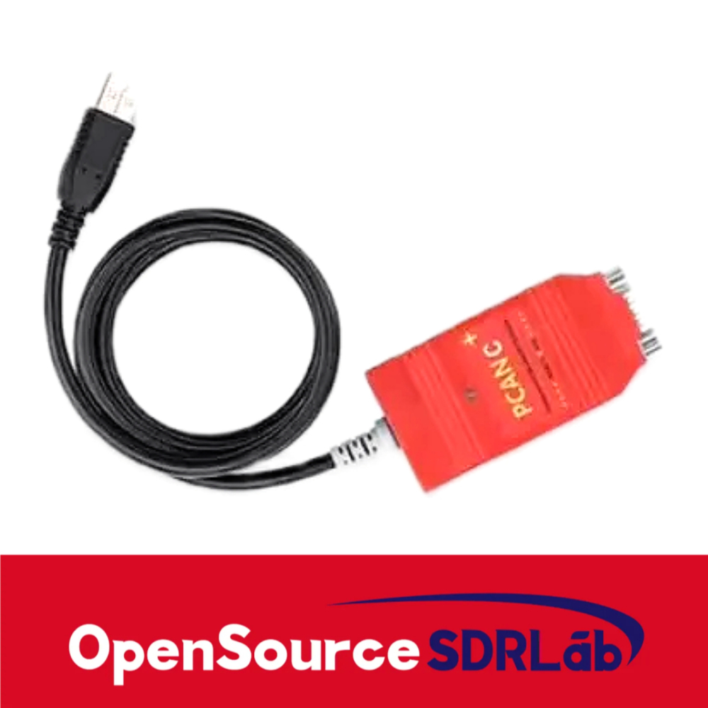 OpenSourceSDRLab PCAN-USB compatible with German original PEAK model IPEH-002022/002021
