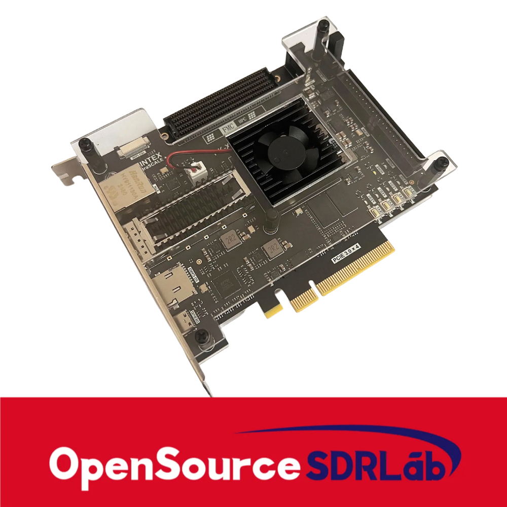 OpenSourceSDRLab KU5P FPGA Development Board XCKU5P FMC HPC QSFP28 100G Optical Port PCIE3.0