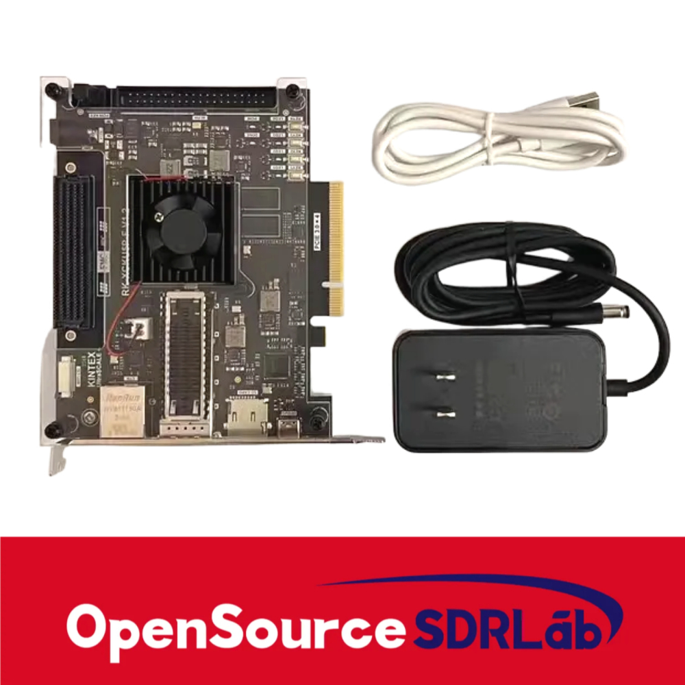 OpenSourceSDRLab KU5P FPGA Development Board XCKU5P FMC HPC QSFP28 100G Optical Port PCIE3.0
