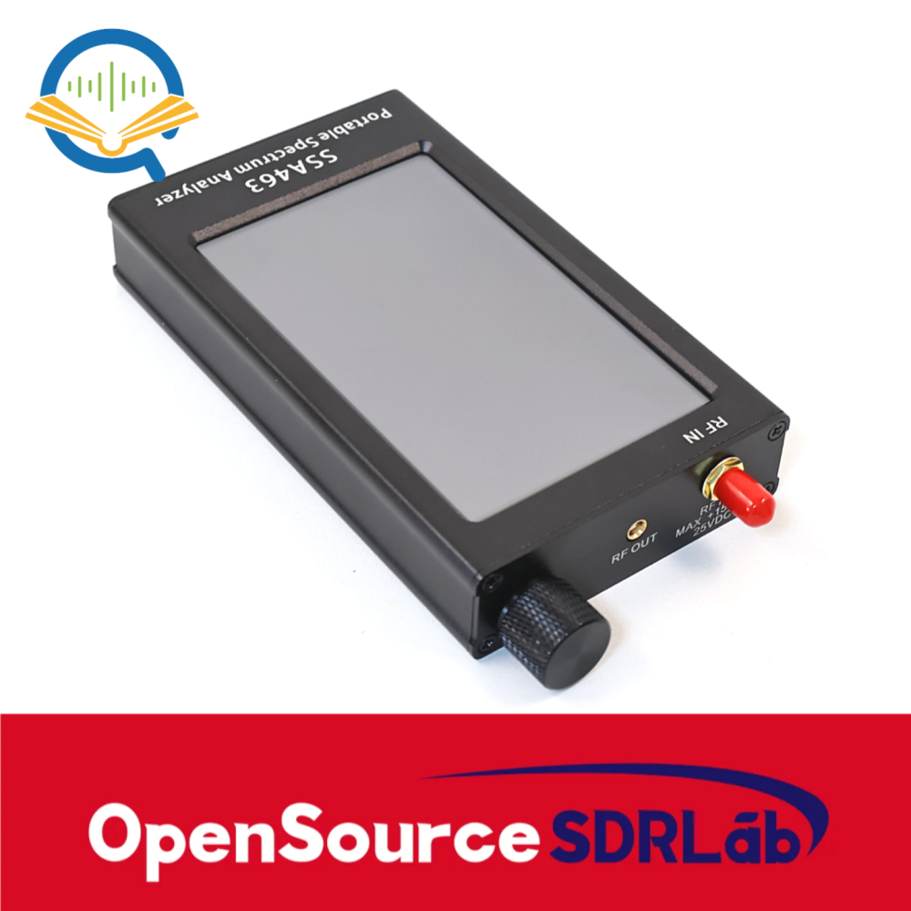 OpenSourceSDRLab SSA463 Portable 35MHz-6.3GHz High Precision Spectrum Analyzer with 4.3-inch Screen