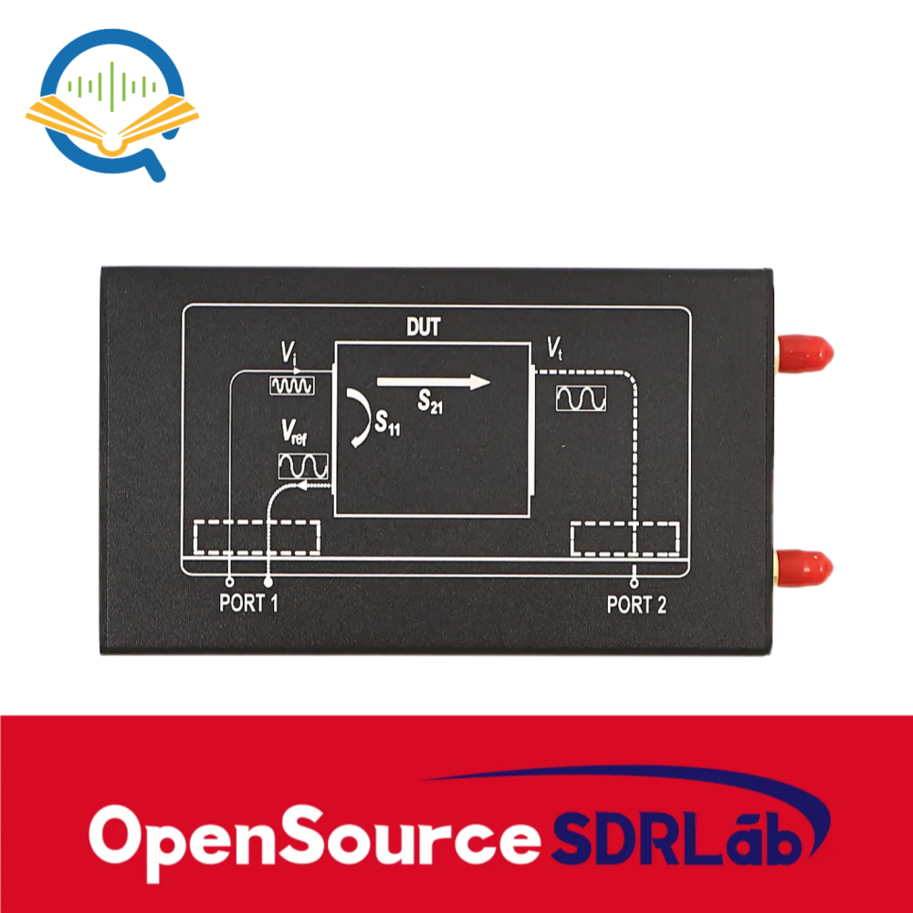 OpenSourceSDRLab VNA6 Vector Network Analyzer 1M-6300MHz Dual-Port Handheld Device S11 S21 Antenna Analyzer 4-Inch Display
