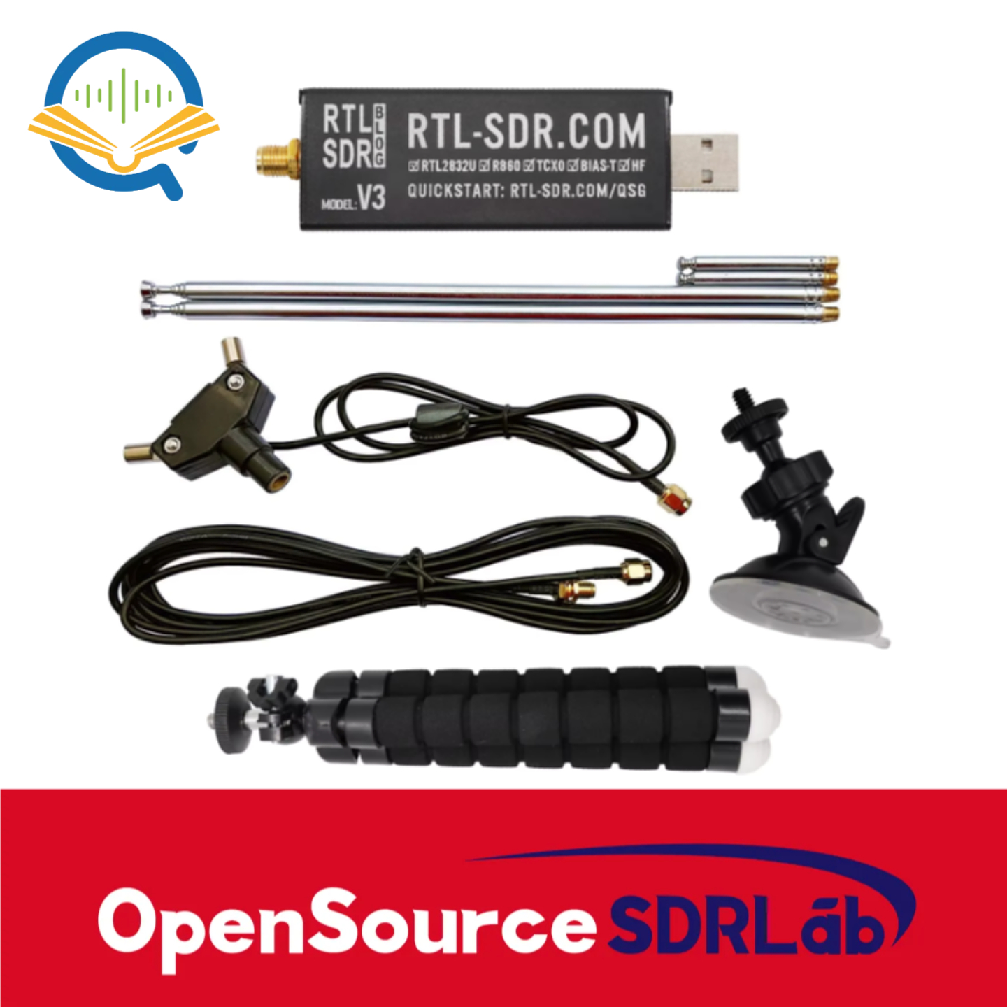 OpenSourceSDRLab Original RTL-SDR Blog RTL SDR V3 RTL2832U 1PPM