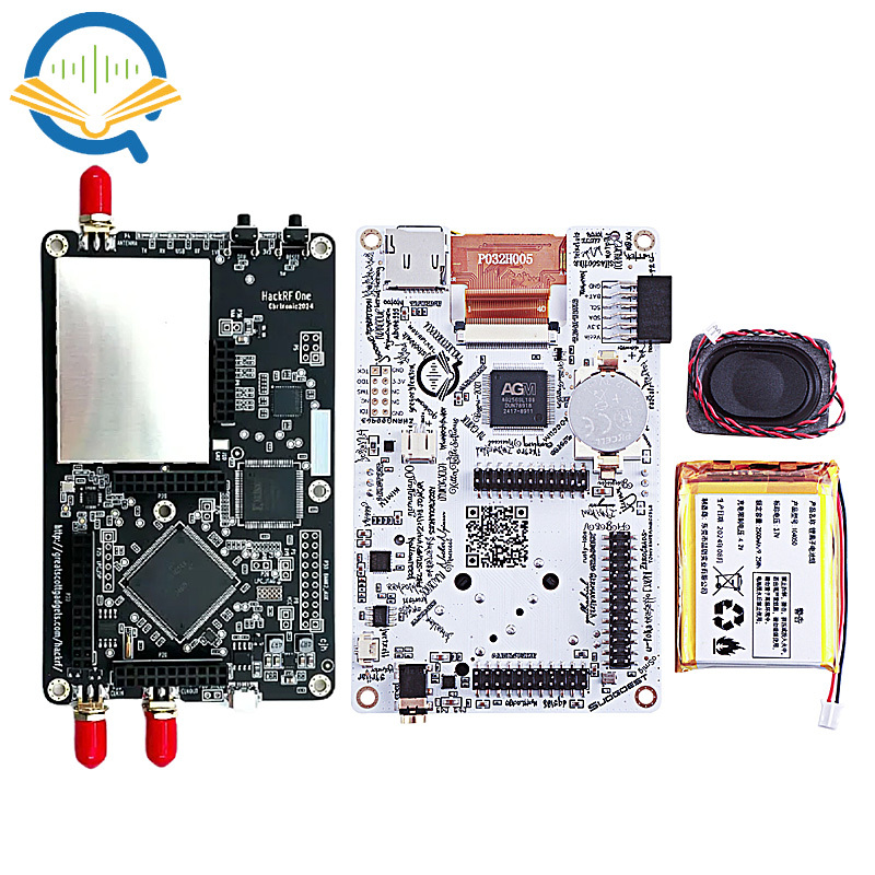 OpenSourceSDRLab Clifford Heath Type C R10+ Version Black Color HackRF One with Mayhem Signature-Edition Portapack H4M Software Defined Radio Kit