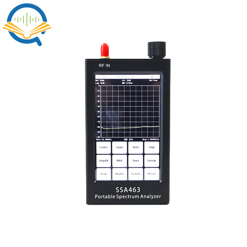 OpenSourceSDRLab SSA463 Portable 35MHz-6.3GHz High Precision Spectrum Analyzer with 4.3-inch Screen