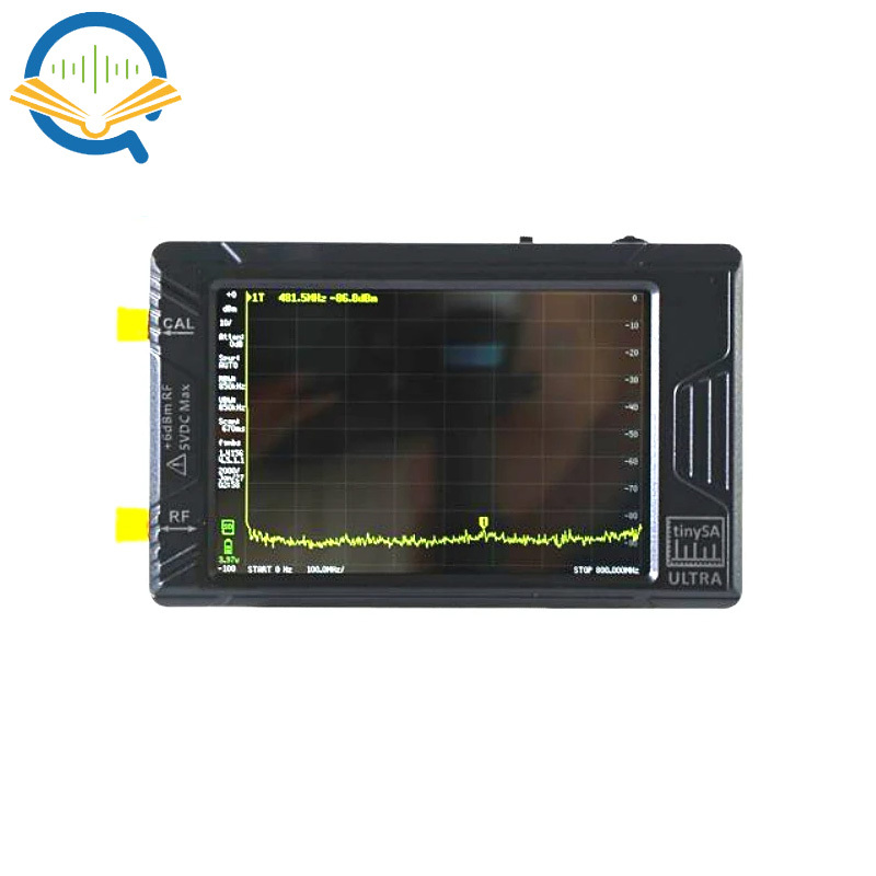 Original tinysa ultra 100khz-5.3ghz 4 inch display handheld small spectrum analyzer rf generator with battery