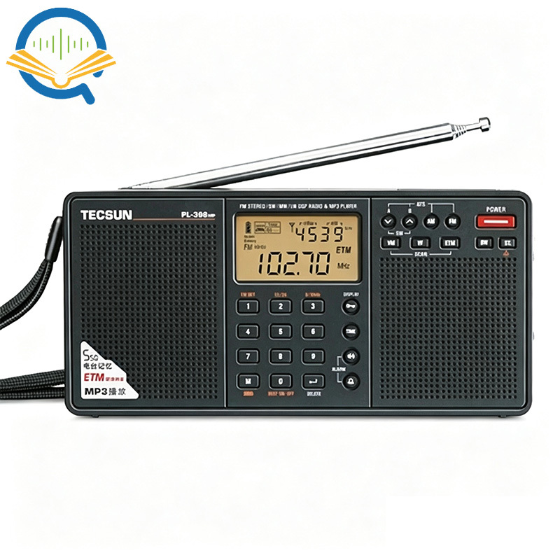 Tecsun - Shortwave , FM/MW/LW, Digital, DSP, With ETM ATS, DSP, Two Speakers, MP3 Player