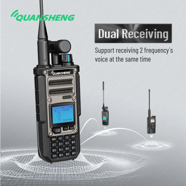 OpenSourceSDRLab TK11(8) Universal/Smart Code Breaking Walkie Talkie Frequency Meter Two Way Radio