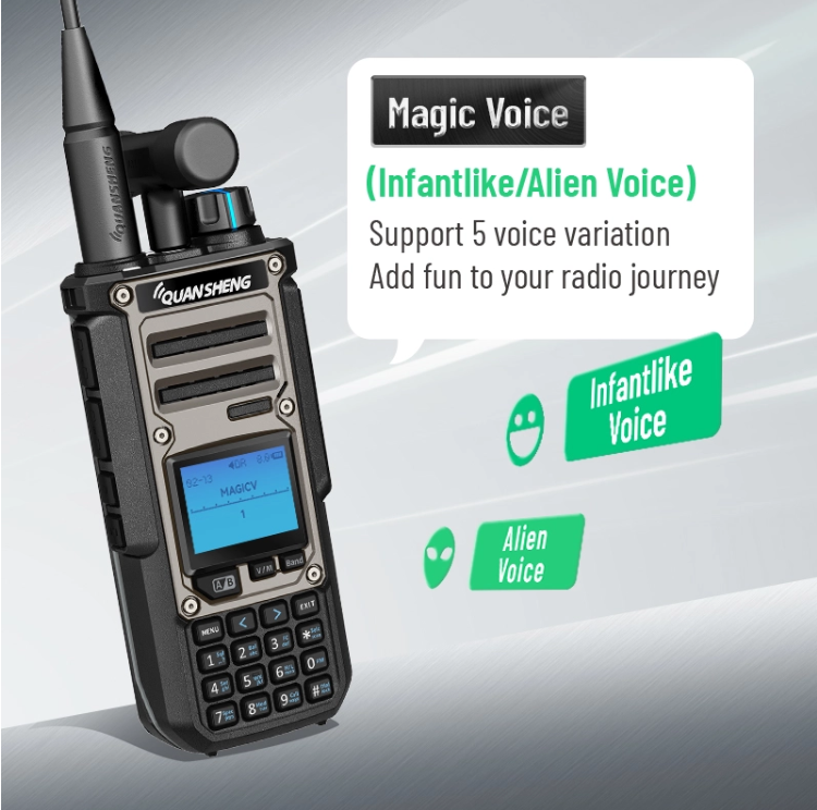 OpenSourceSDRLab TK11(8) Universal/Smart Code Breaking Walkie Talkie Frequency Meter Two Way Radio