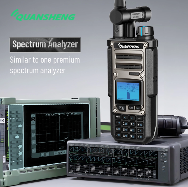 OpenSourceSDRLab TK11(8) Universal/Smart Code Breaking Walkie Talkie Frequency Meter Two Way Radio