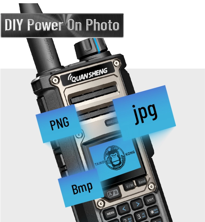 OpenSourceSDRLab TK11(8) Universal/Smart Code Breaking Walkie Talkie Frequency Meter Two Way Radio