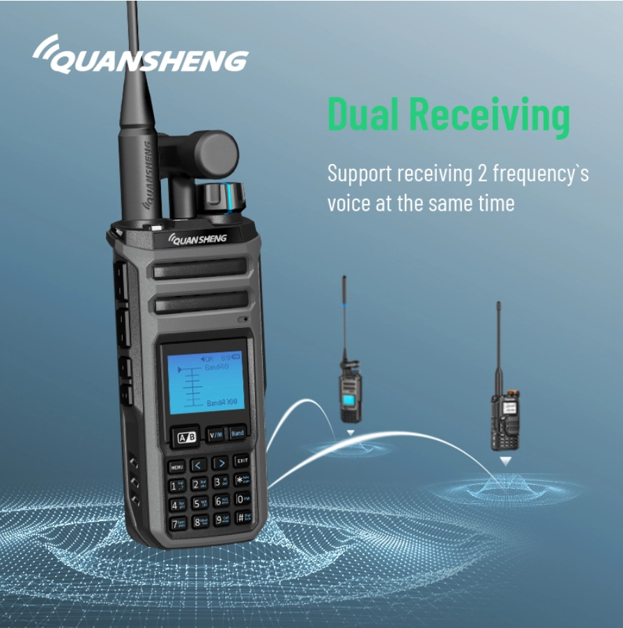 OpenSourceSDRLab TK11(5) 10W Dual Band Radio UHF+VHF Walkie Talkie SSB CB HF CW AM FM Ham Radio Amateur