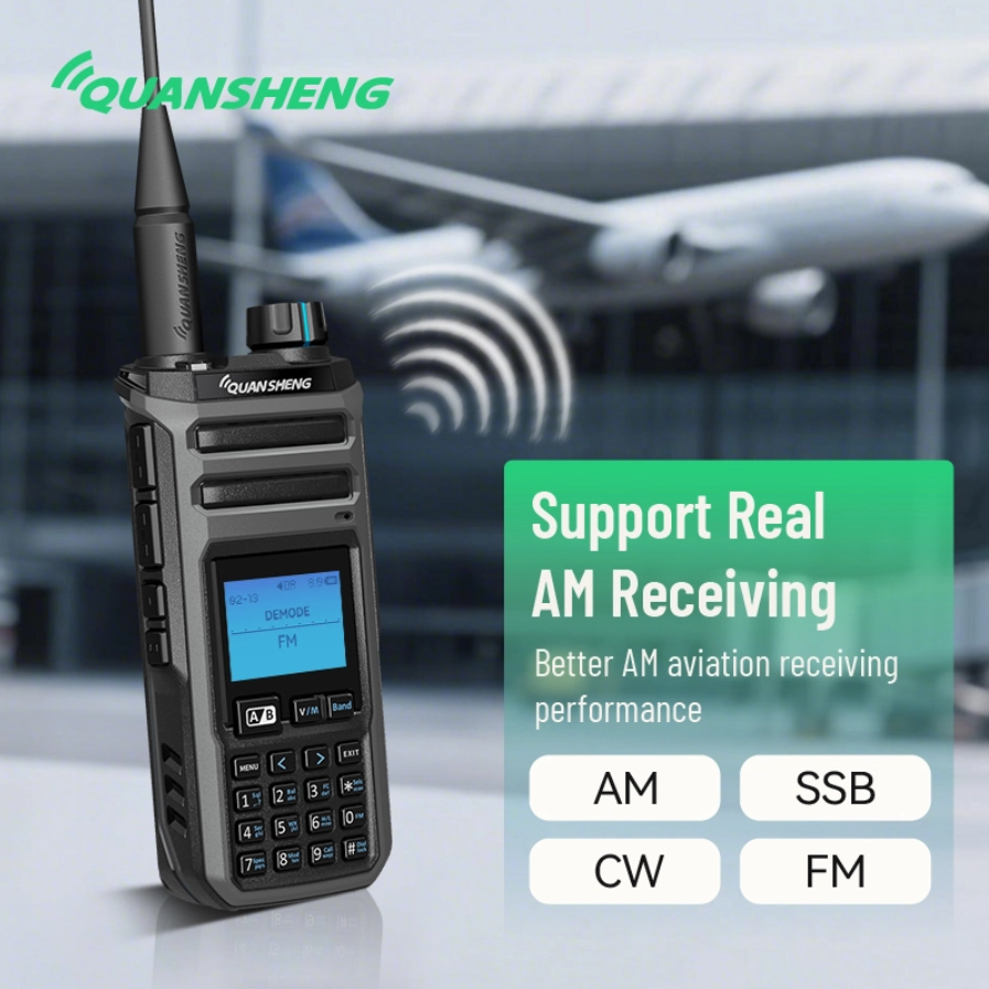 OpenSourceSDRLab TK11(5) 10W Dual Band Radio UHF+VHF Walkie Talkie SSB CB HF CW AM FM Ham Radio Amateur