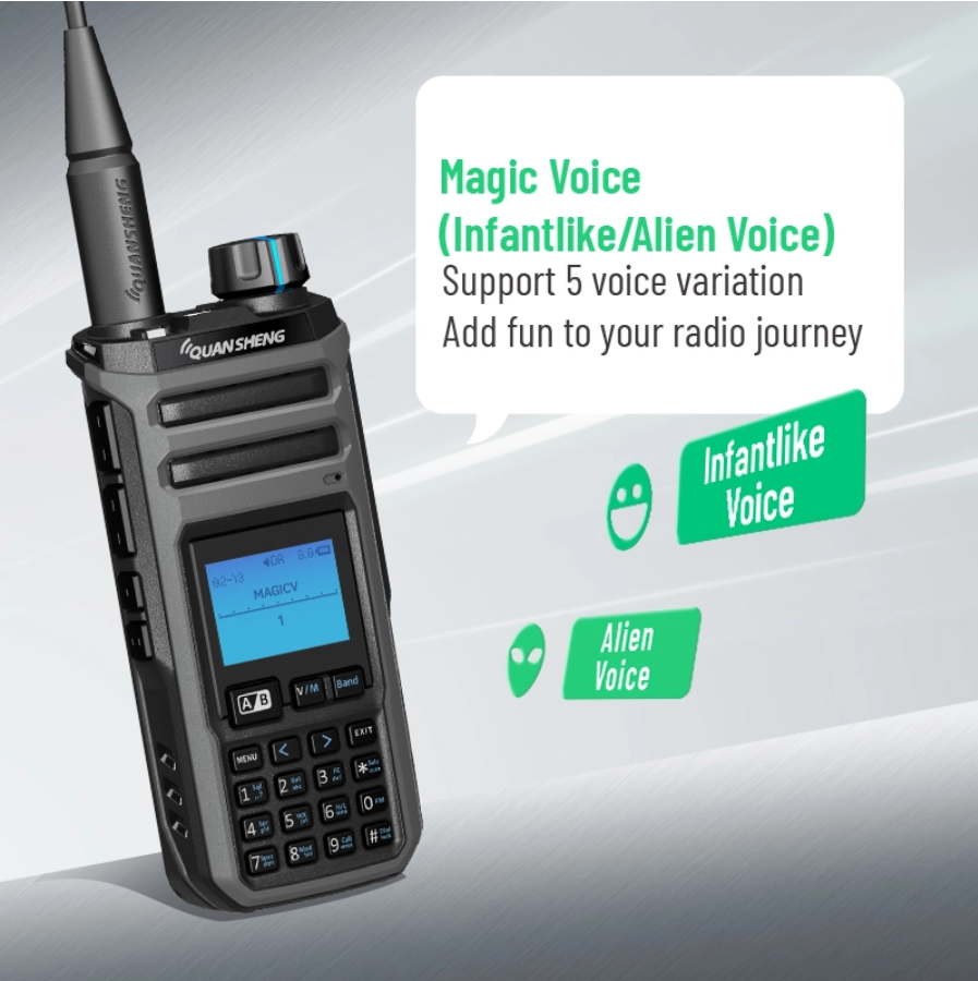 OpenSourceSDRLab TK11(5) 10W Dual Band Radio UHF+VHF Walkie Talkie SSB CB HF CW AM FM Ham Radio Amateur