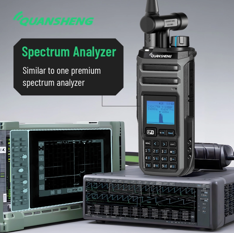 OpenSourceSDRLab TK11(5) 10W Dual Band Radio UHF+VHF Walkie Talkie SSB CB HF CW AM FM Ham Radio Amateur