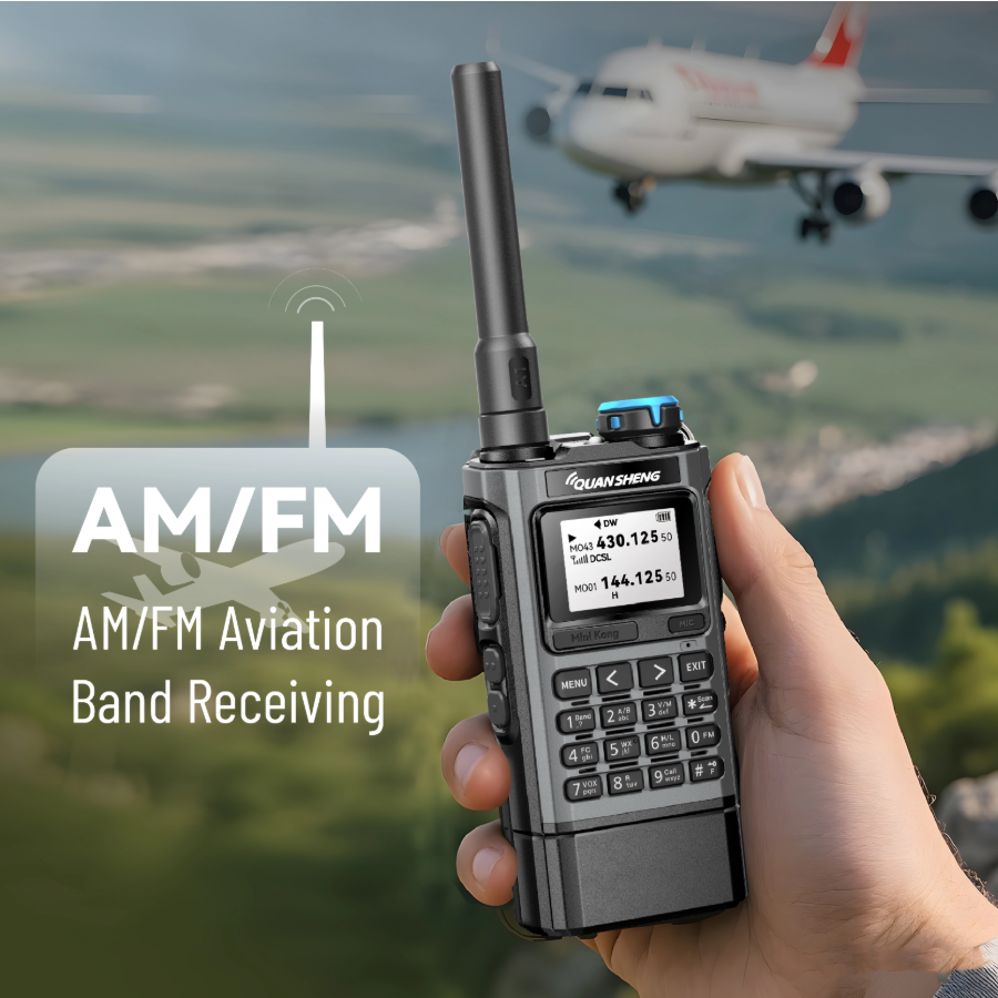 OpenSourceSDRLab UV-K1 Handheld Two Way Radio 200 Channels CTCSS DCS Cross-Band Intercom DTMF VOX Emergency Alarm Type-C Walkie Talkie