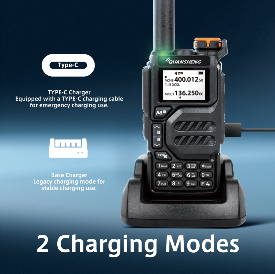 OpenSourceSDRLab UV-K5 Dual Band VHF UHF Two Way Radio with PC Programmable