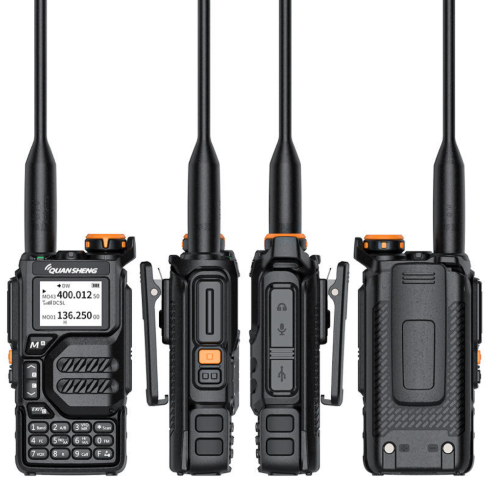 OpenSourceSDRLab UV-K5 Dual Band VHF UHF Two Way Radio with PC Programmable