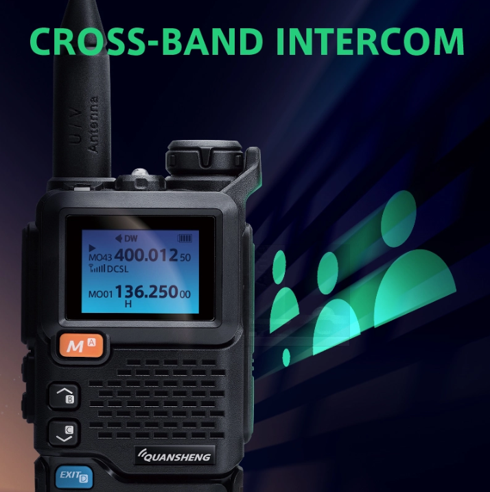 OpenSourceSDRLab UV-5R Plus Portable Multi Band Ham Radio Transceiver Type-C Handheld Two Way Radio AM/FM Aviation Air Band Reception