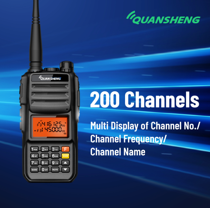 OpenSourceSDRLab TG-UV2 PLUS  Long Distance Dual Band Handheld Transceiver 10W High Output Power Walkie Talkie with FM Two Way Radio