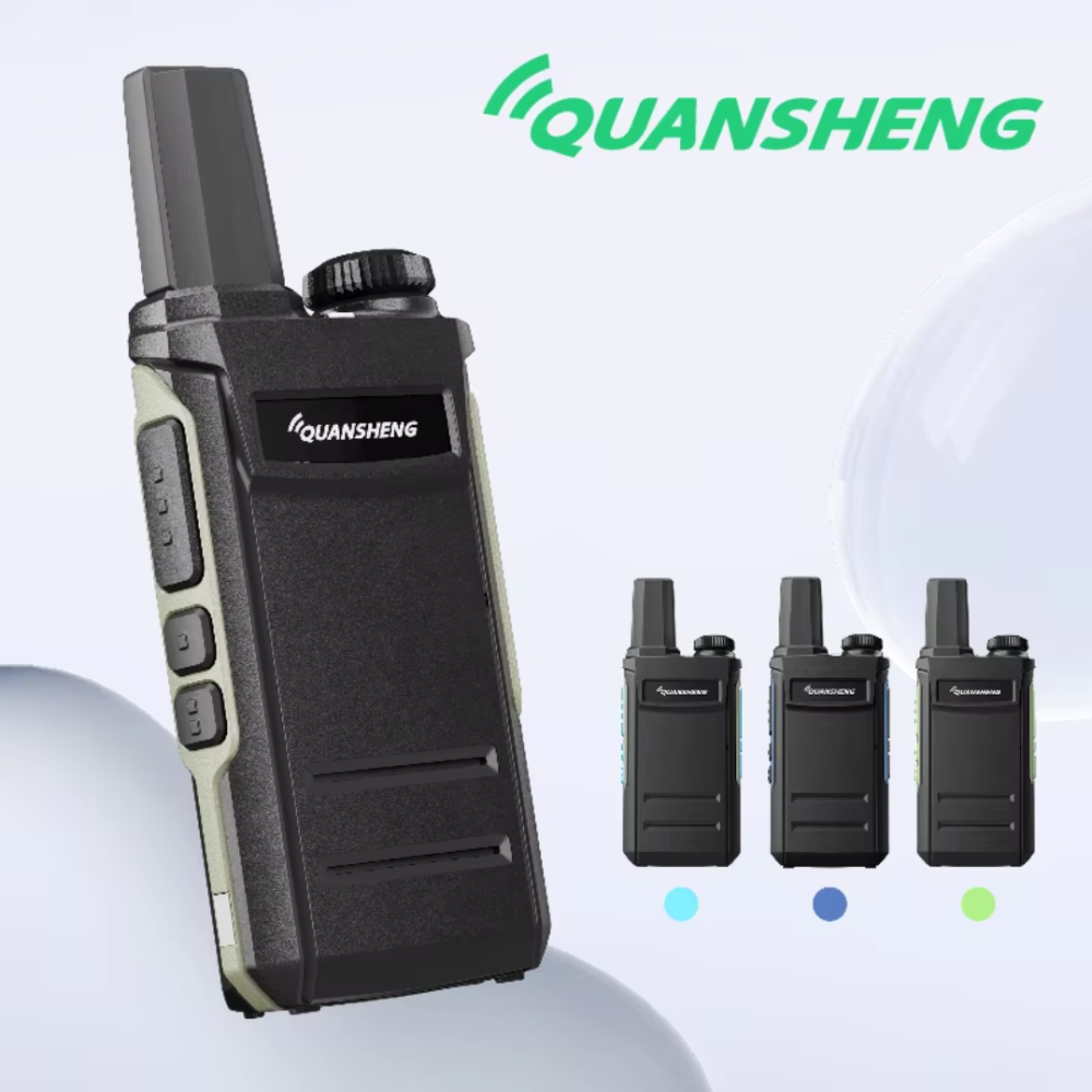 OpenSourceSDRLab TG-A1 Ultra Slim Walkie Talkie Fluorescent Keys One Key & Wireless Frequency Copy Type-C Portable FM Transceiver