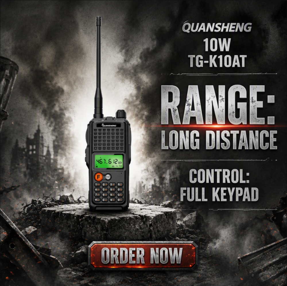 OpenSourceSDRLab TG-K10AT Professional Two Way Radio 10W Output Power 4000mAh Battery Long Standby Walkie Talkie for Taxi Fleet