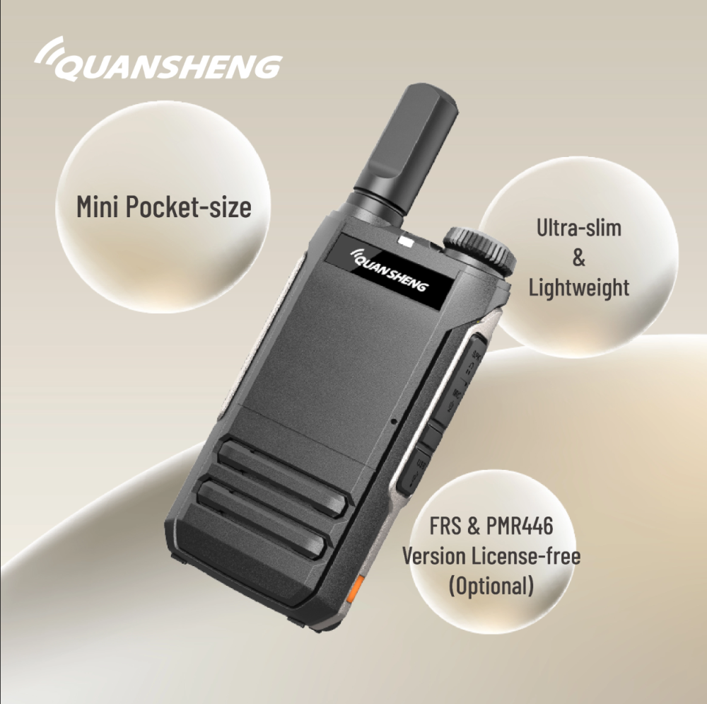OpenSourceSDRLab TG-A2 Portable FM Transceiver Two Way Radio One Key Copy Frequency Channel Lock Type-C Charging Analog Walkie Talkie