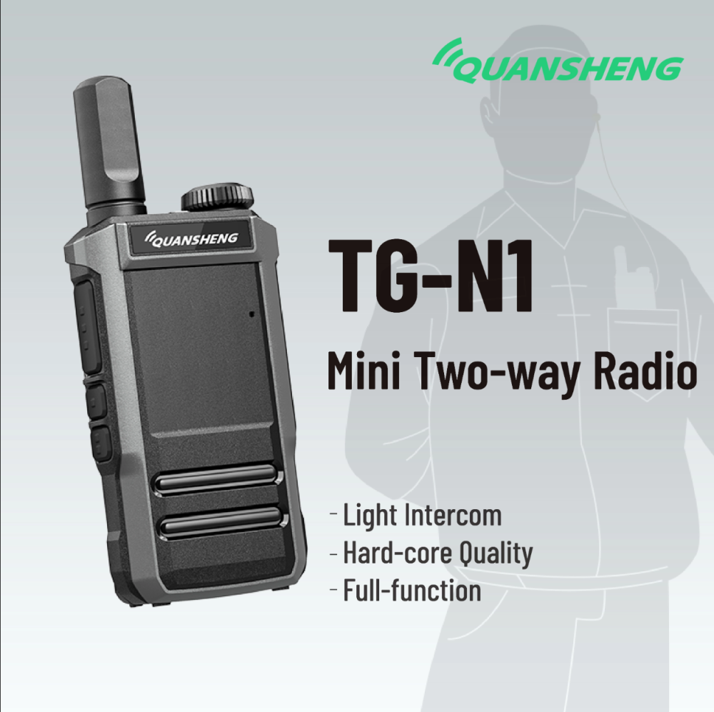 OpenSourceSDRLab TG-N1 2W UHF FRS PMR446 Available Two Way Radio CTCSS/DCS Walkie Talkie