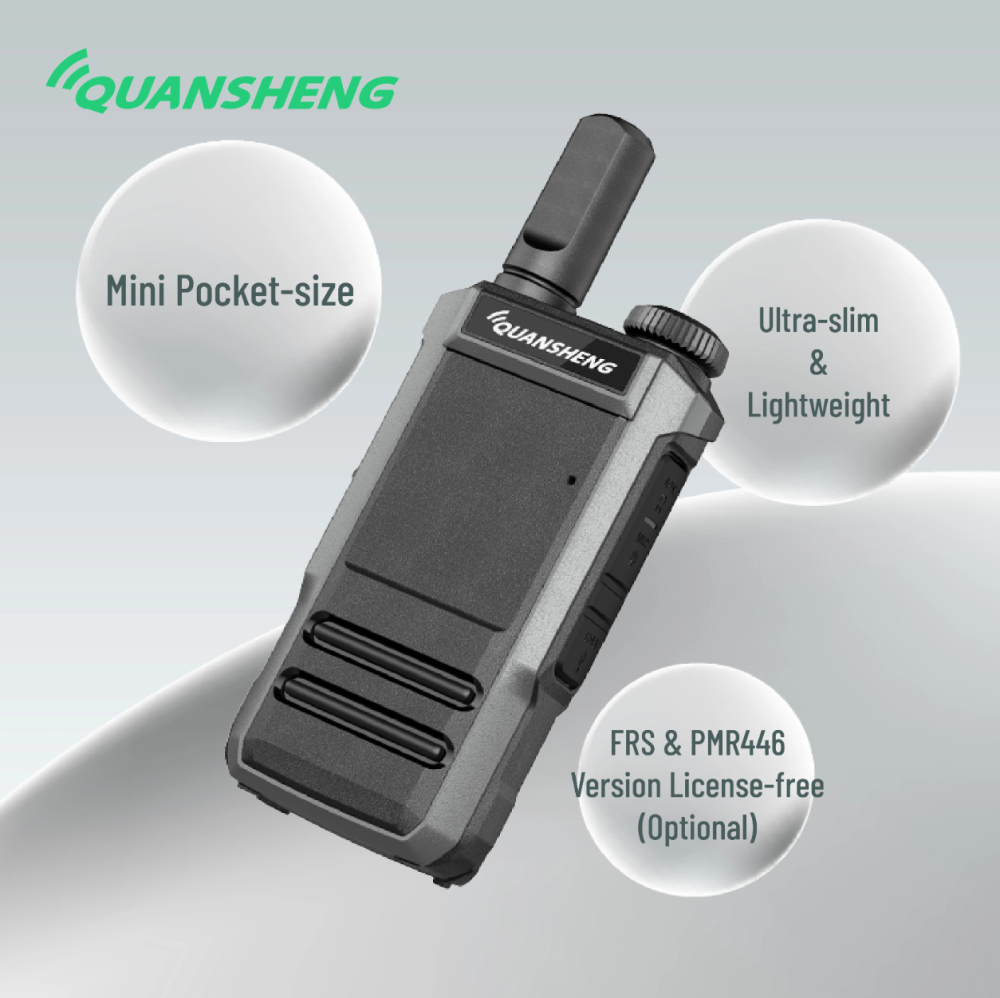 OpenSourceSDRLab TG-N1 2W UHF FRS PMR446 Available Two Way Radio CTCSS/DCS Walkie Talkie