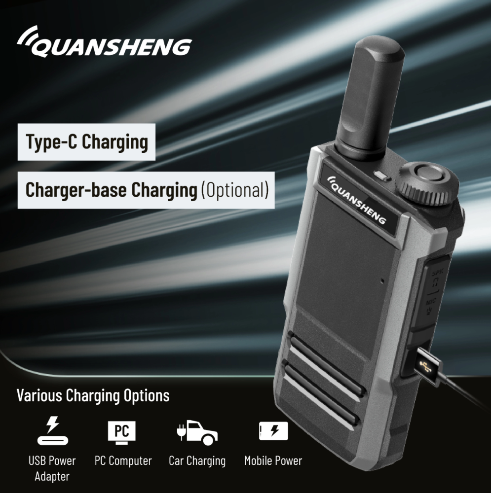 OpenSourceSDRLab TG-N1 2W UHF FRS PMR446 Available Two Way Radio CTCSS/DCS Walkie Talkie