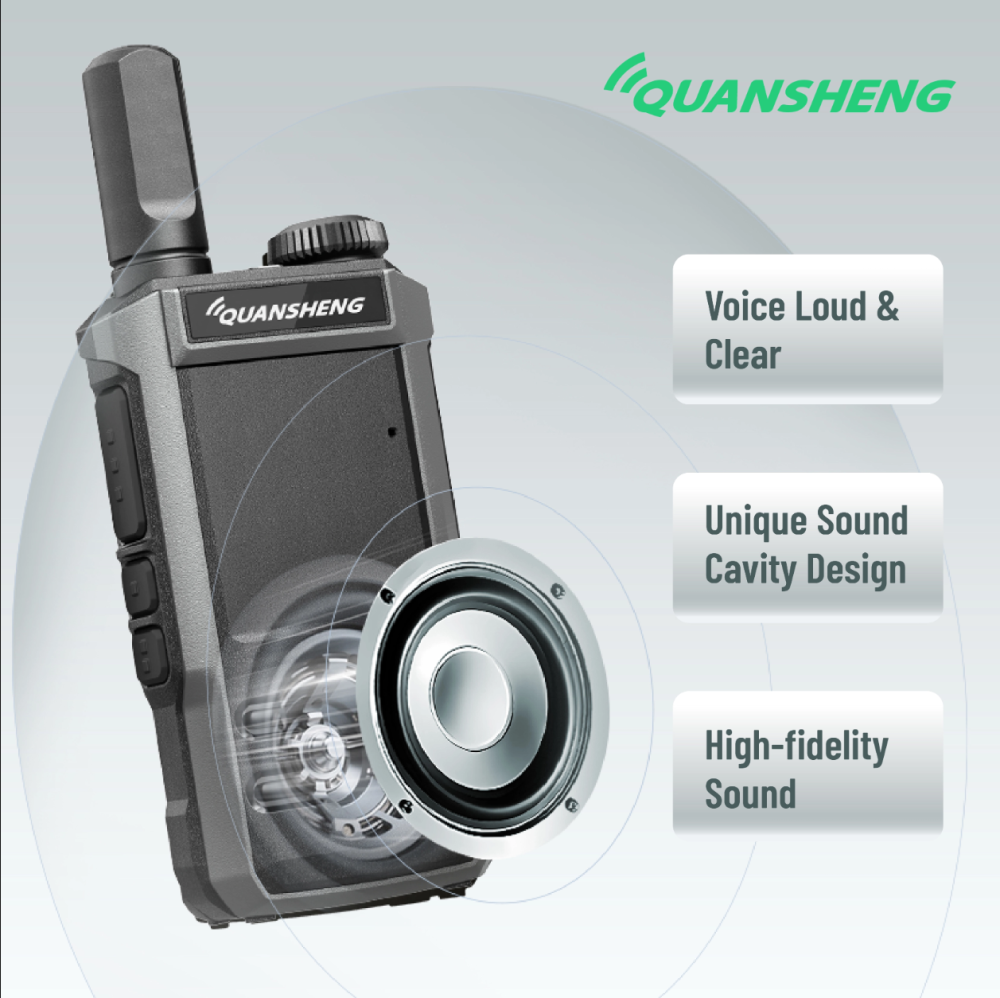 OpenSourceSDRLab TG-N1 2W UHF FRS PMR446 Available Two Way Radio CTCSS/DCS Walkie Talkie