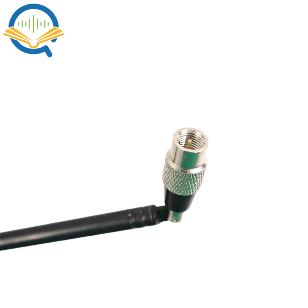OpenSourceSDRLab 1pcs SMA male 88MHz-1GHz black stainless steel plated rod antenna compatible with HackRF Pro