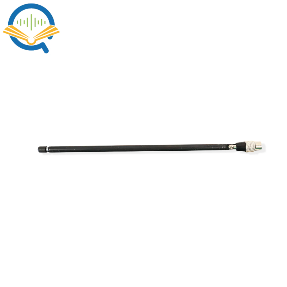 OpenSourceSDRLab 1pcs SMA male 88MHz-1GHz black stainless steel plated rod antenna compatible with HackRF Pro