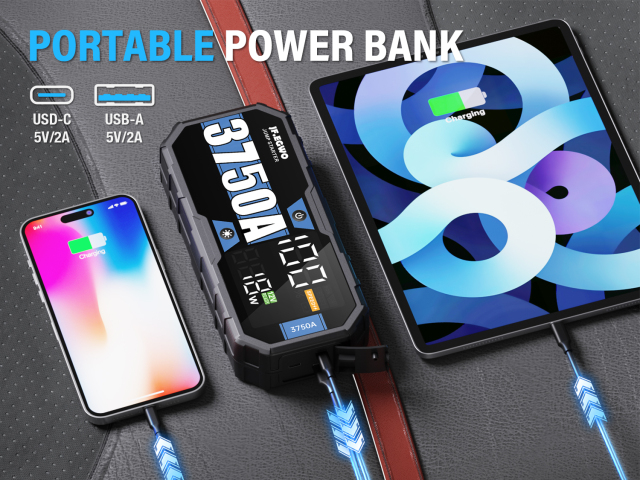 12V Lithium Battery Car Jump Starter Power Bank Multifunctional Car Booster Jumper Car Starter Portable,GZ JOLLY FLYING LTD