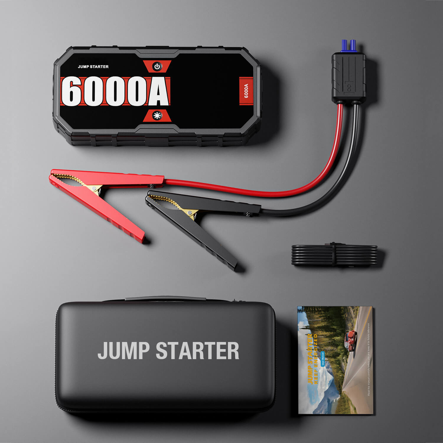 F40-6000A Pro High Power Jump Starter Factory New Design Car Emergency Jumper Starter 12v Car Booster Battery Power Bank Car Jump Starter Set,GZ Jolly Flying Ltd