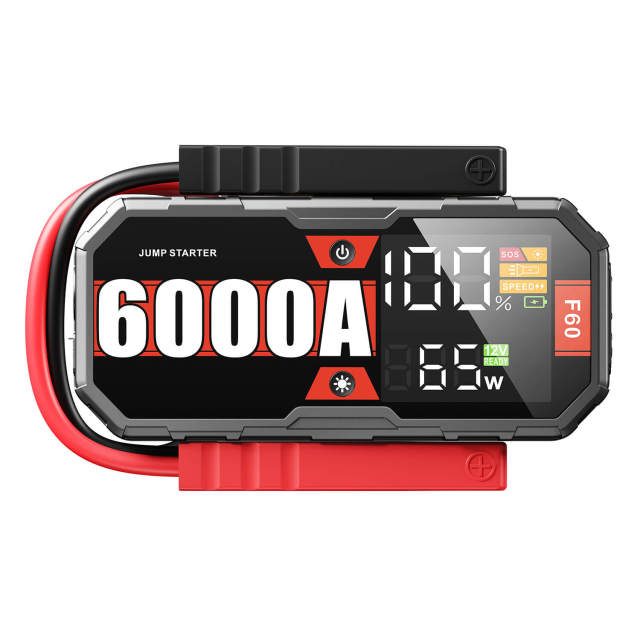 F40-6000A Pro High Power Jump Starter Factory New Design Car Emergency Jumper Starter 12v Car Booster Battery Power Bank Car Jump Starter Set,GZ Jolly Flying Ltd
