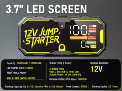 JF Starter F40-Basic | CCA 620, 10000mAh Portable Car Jump Starter & Power Bank | For 7.0L Gasoline /  4.0L Diesel Engines  |  OEM Customizable,GZ Jolly Flying Ltd