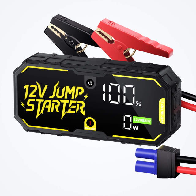 JF Starter F40-Basic | CCA 620, 10000mAh Portable Car Jump Starter & Power Bank | For 7.0L Gasoline /  4.0L Diesel Engines  |  OEM Customizable,GZ Jolly Flying Ltd