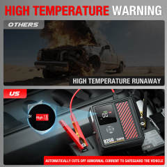 JF Starter CS02-PRO-8250 | CCA 760, 13200mAh Portable Car Jump Starter & Power Bank & air pump | For 8.0L Gasoline / 6.0L Diesel Engines  |  OEM Customizable,GZ Jolly Flying Ltd