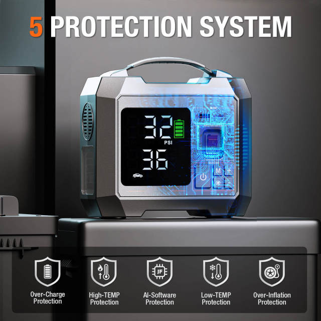 JF Starter Air5-300 Black | 16000mAh Portable Car air pump & Power Bank | OEM Customizable,GZ Jolly Flying Ltd