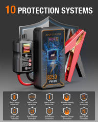 JF Starter F65-8250 | CCA 960, 16000mAh Portable Car Jump Starter & Power Bank | For 10.0L gasoline / 6.5L diesel Engines  |  OEM Customizable,GZ Jolly Flying Ltd