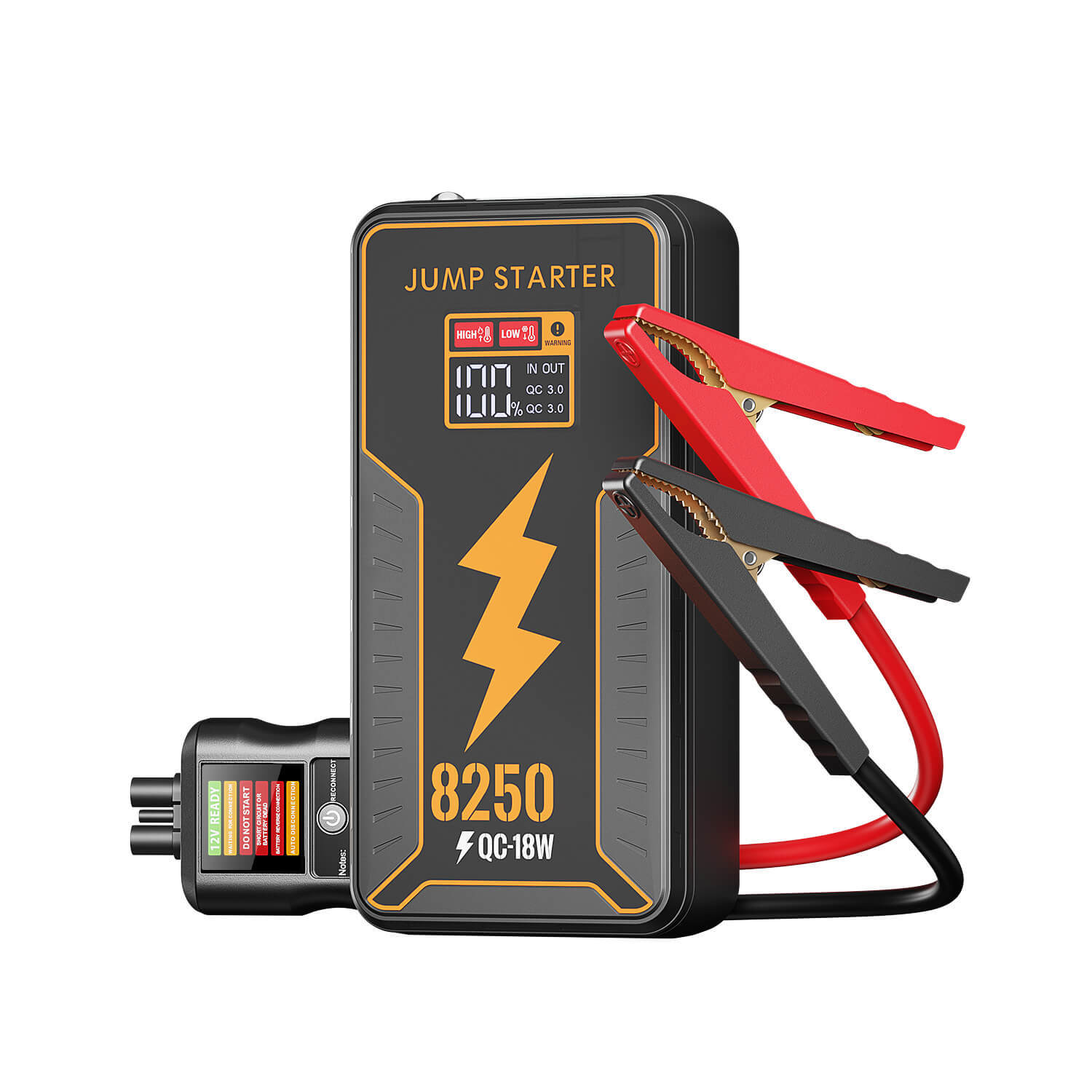JF Starter F65-8250 | CCA 960, 16000mAh Portable Car Jump Starter & Power Bank | For 10.0L gasoline / 6.5L diesel Engines  |  OEM Customizable,GZ Jolly Flying Ltd