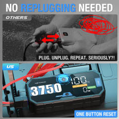 JF Starter F40-3750 pro | CCA 620, 10000mAh  Portable Car Jump Starter & Power Bank | For 7.0L gasoline / 4.0L diesel Engines  |  OEM Customizable,GZ Jolly Flying Ltd